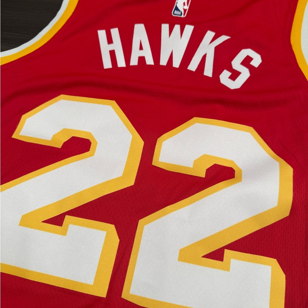 Nike Atlanta Hawks #22 NBA Swingman Icon Edition Dri-Fit Jersey Men’s 48 L NWT - Picture 9 of 10